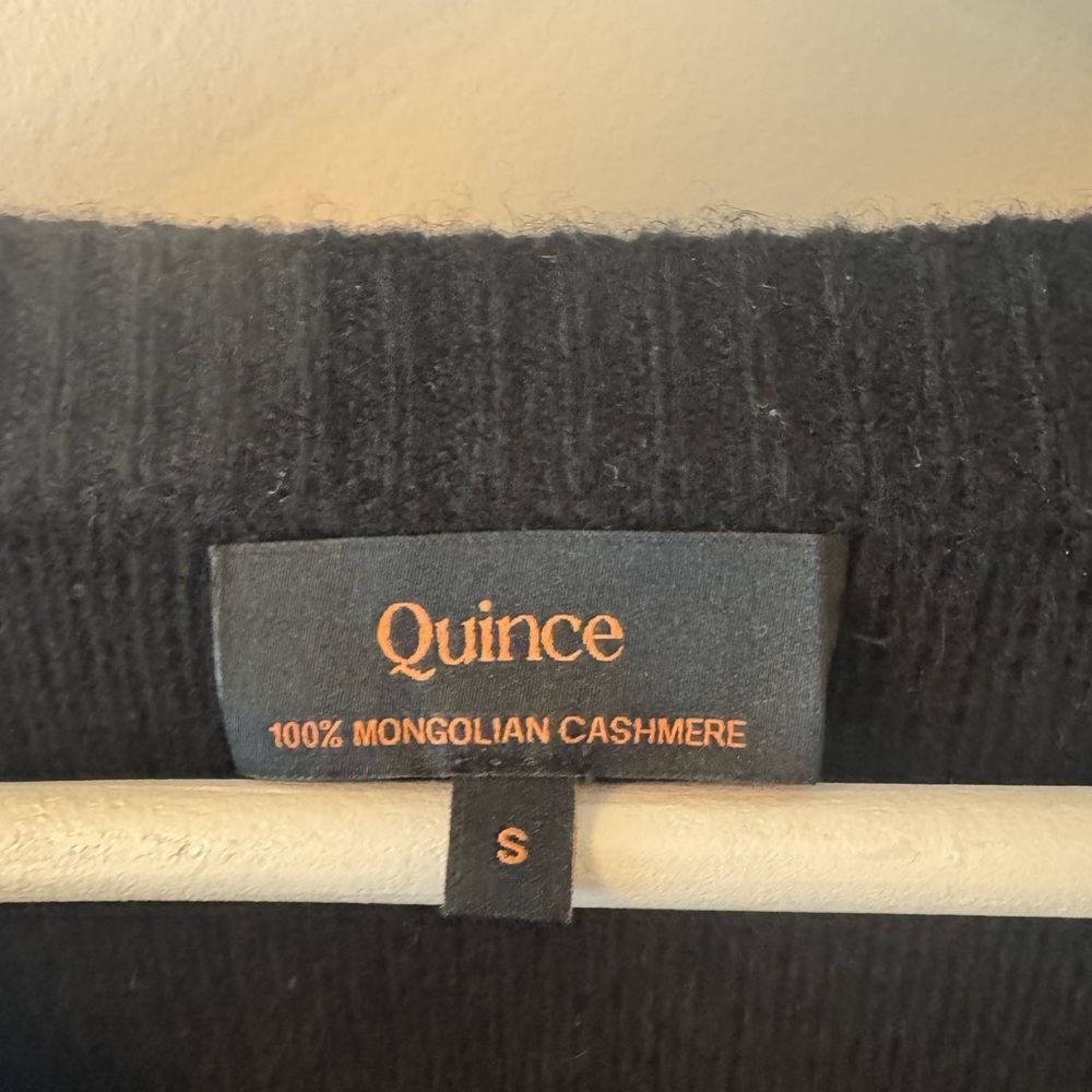 Quince structured Black Button-Front Cardigan - Picture 5 of 5